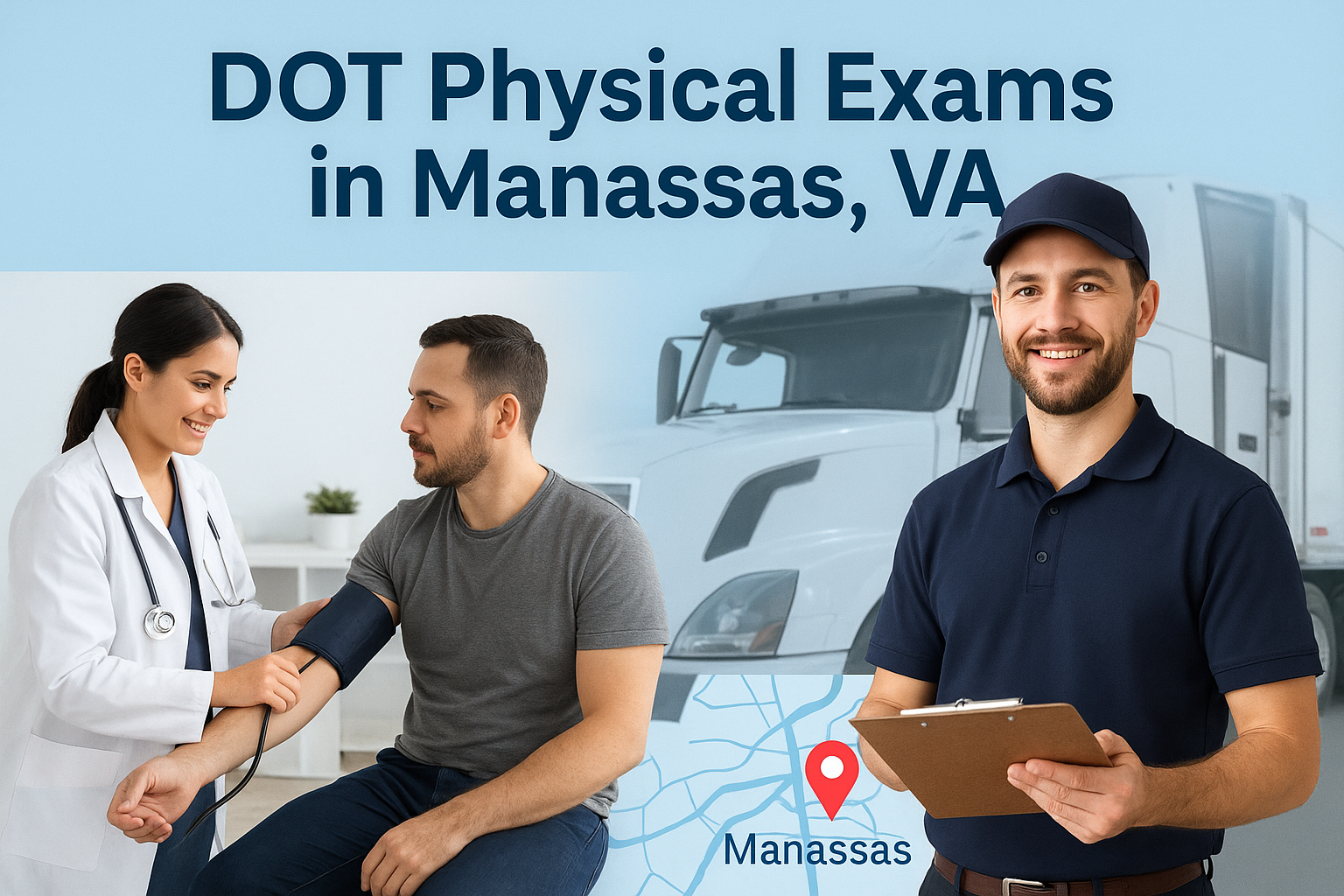 DOT Physical Exams in Manassas, VA: A Complete Guide for Employers and Commercial Drivers from Altmed Medical Center in Manassas VA
